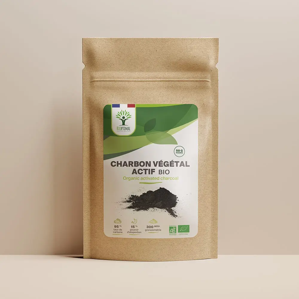 Charbon bio poudre -  Bioptimal