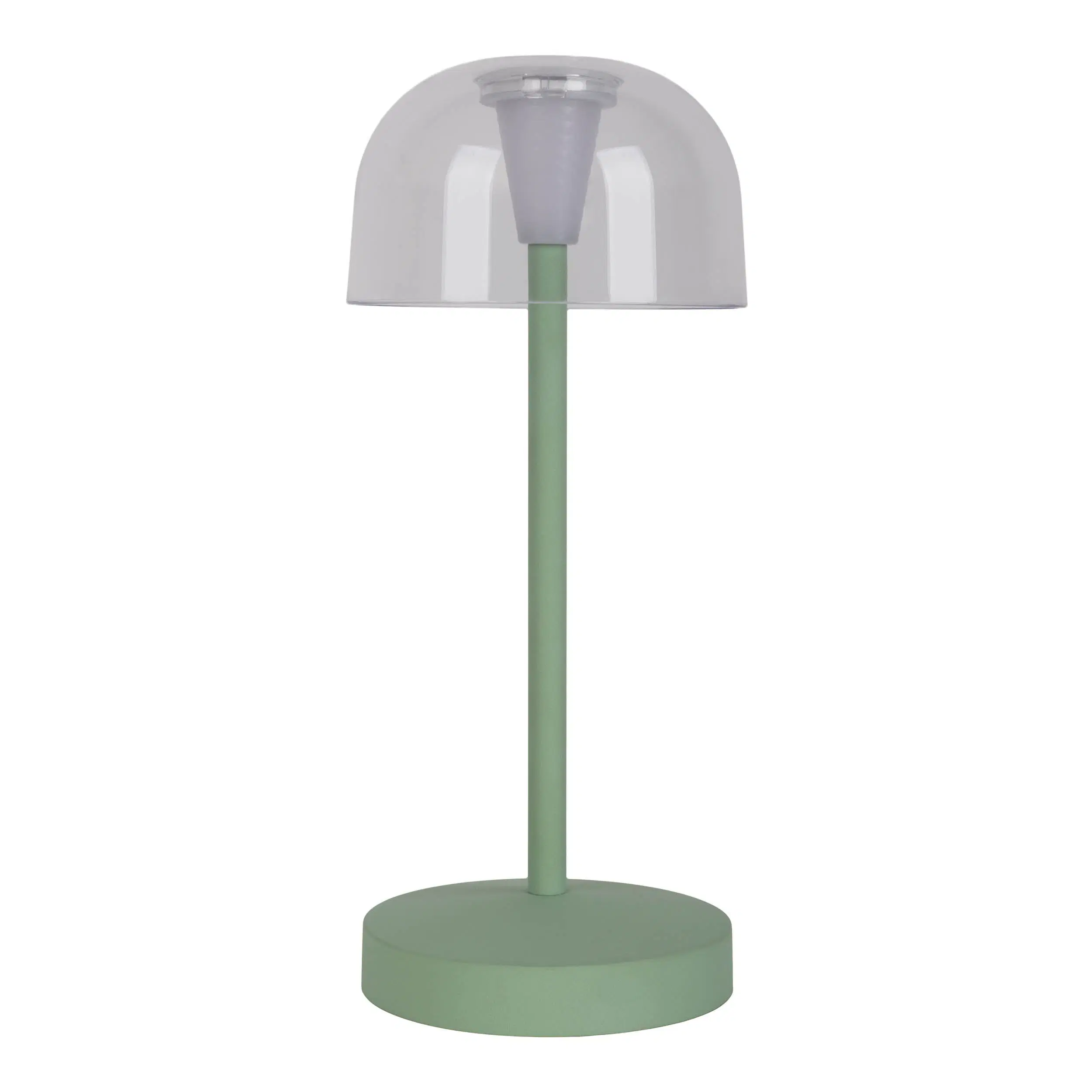 Set of 2 LED battery-operated table lamps "GOMBA" for indoor and outdoor use, made of metal and plastic in mint, 18.5 cm high