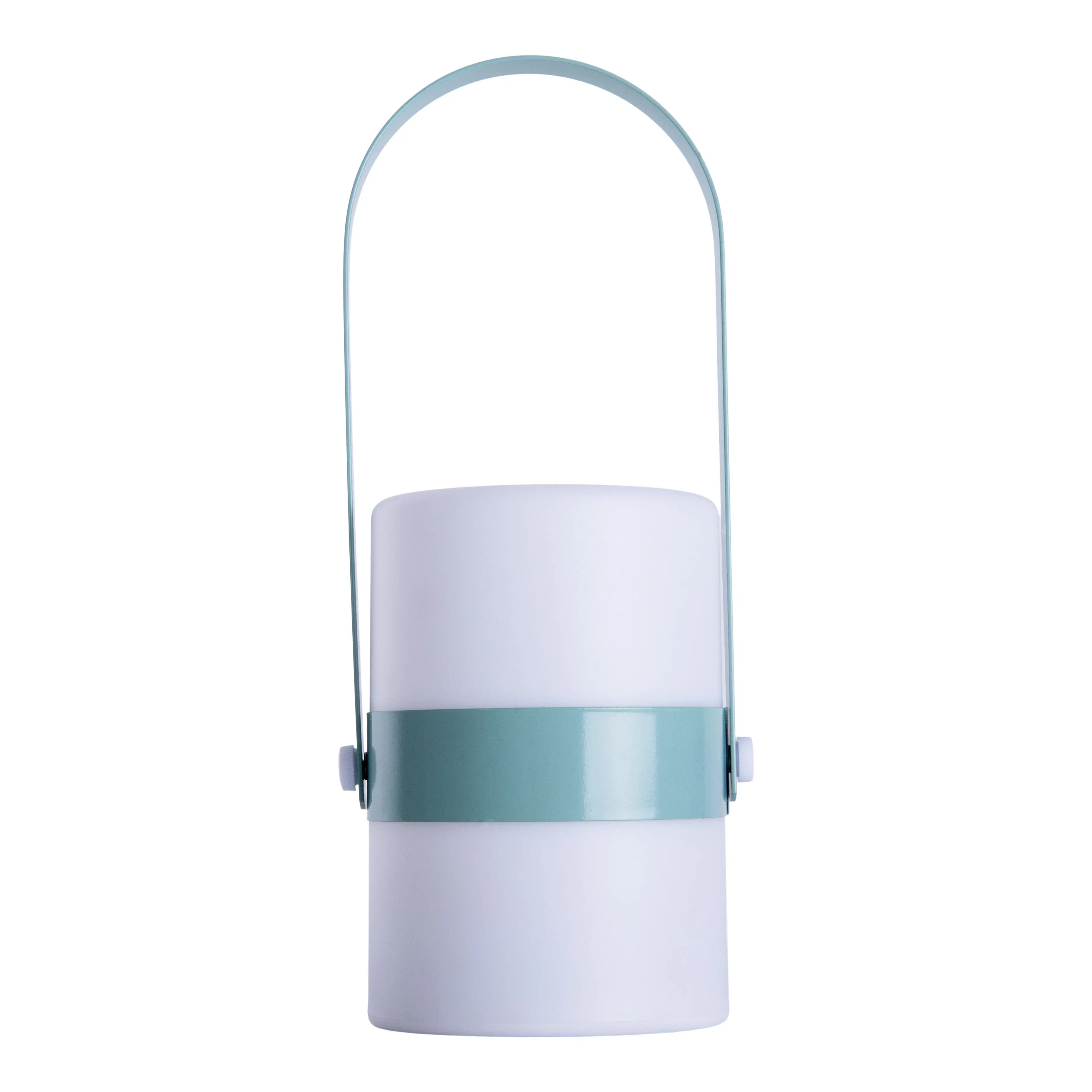 LED decorative light "Neo" mint, decorative table lamp made of metal and plastic, green, with built-in LEDs, for dining room, living room, balcony and terrace, 28 cm high