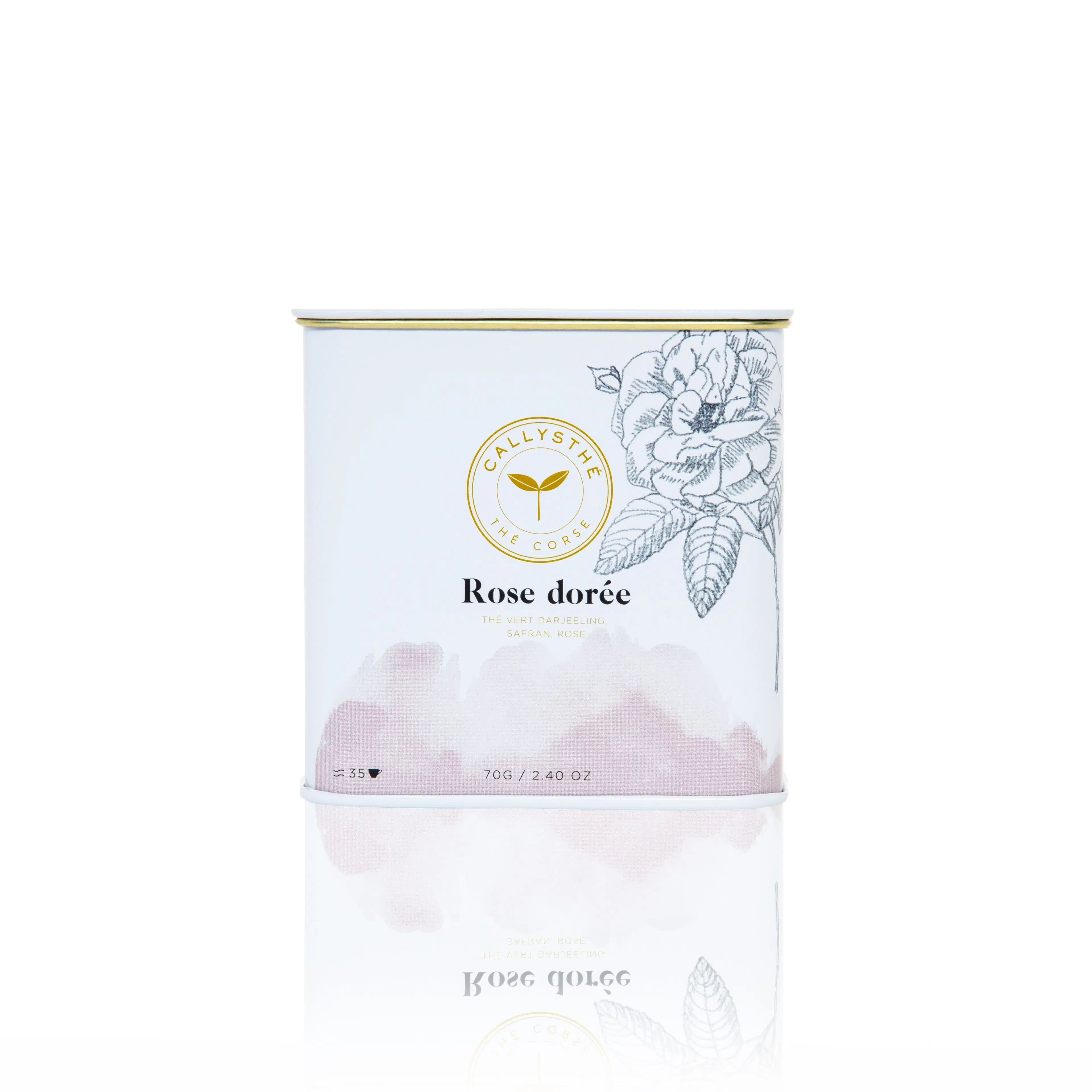 Rosa dorada - caja a granel de 70 g