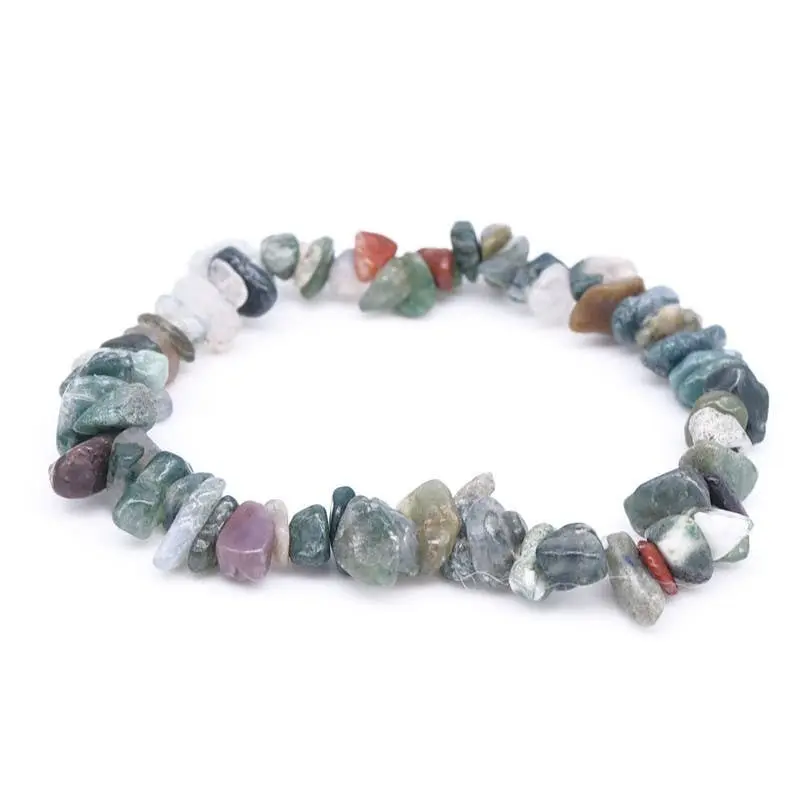 Indian Agate Baroque Beads Bracelet