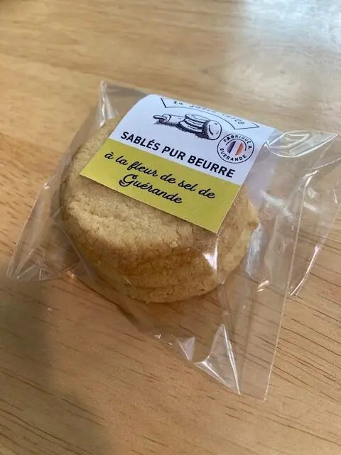 Handmade all-butter shortbread biscuits with Guérande sea salt - 40g