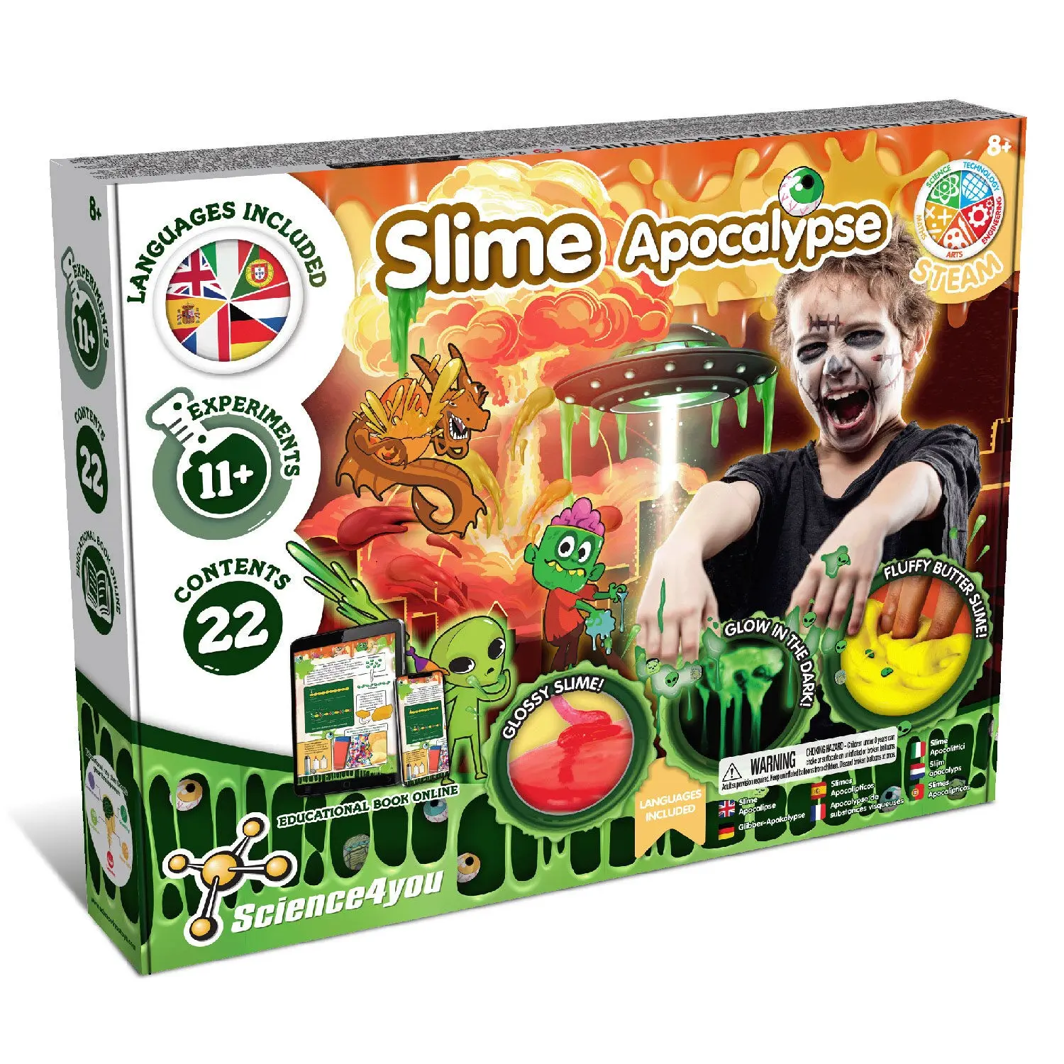 Apocalyptic Slimes - Educational Toy (7 languages)