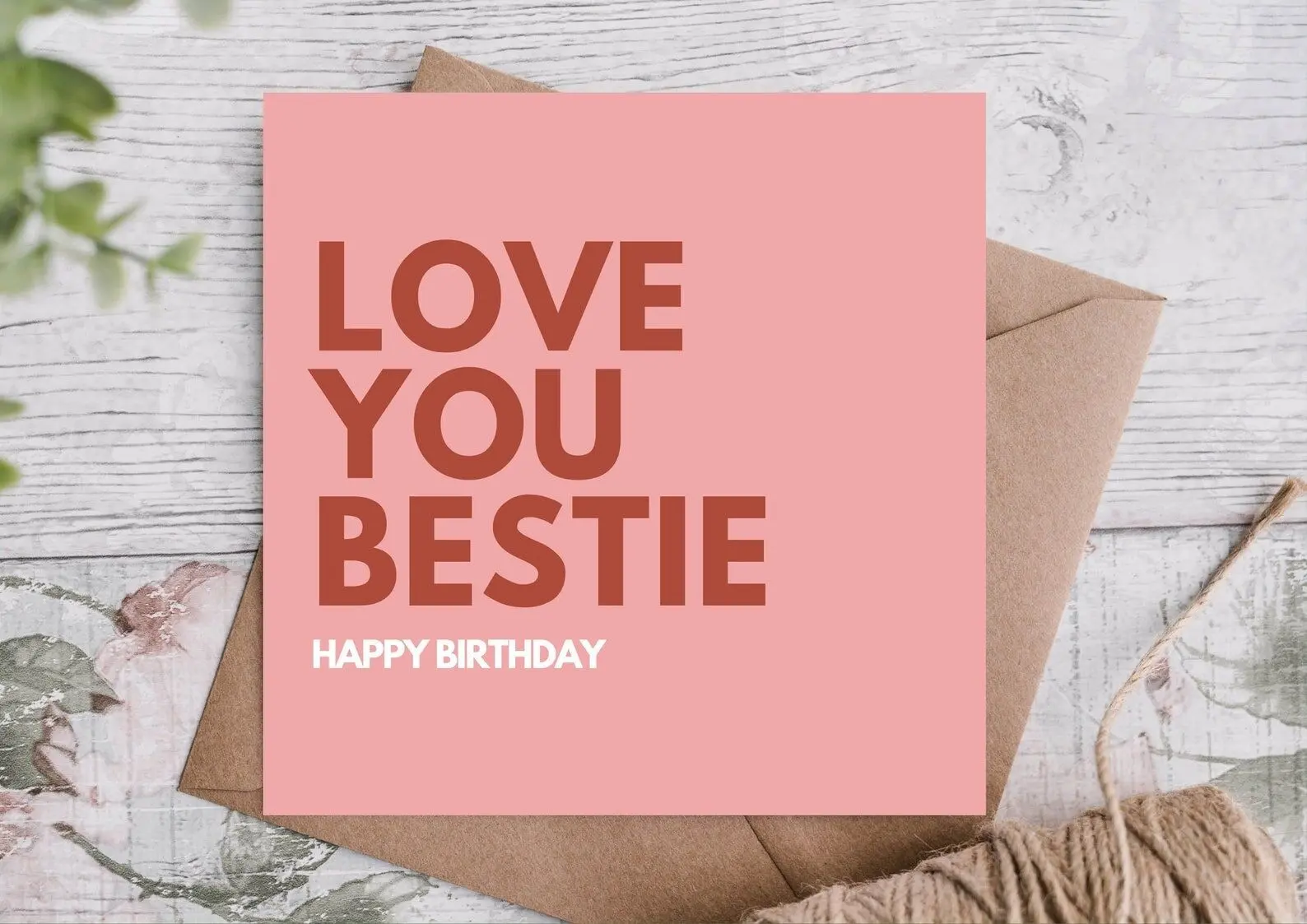 Carte d'anniversaire pour meilleure amie