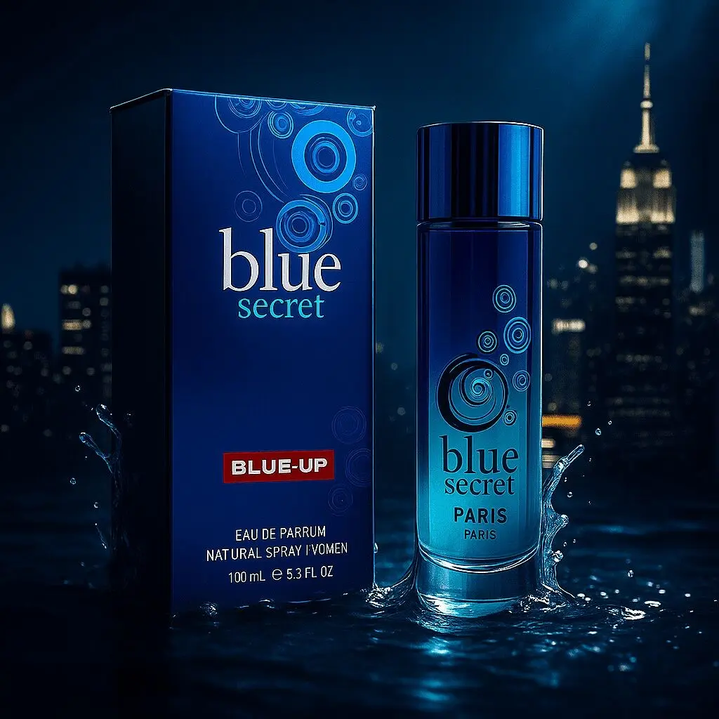 BLUE UP BLUE SECRET WOMEN – Eau de parfum para mujer 100 ml | Dulce inspiración floral oriental