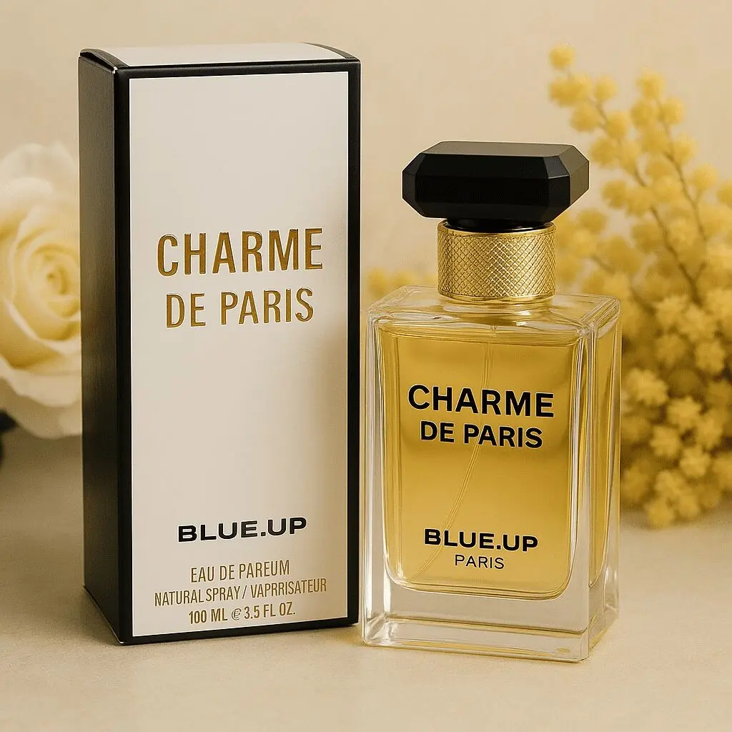 BLUE UP CHARME DE PARIS – Eau de parfum para mujer 100 ml | Inspiración floral y aldehídica en polvo