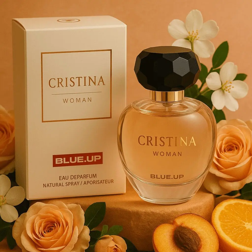 BLUE UP CRISTINA – Eau de parfum para mujer 100 ml | Inspiración floral, amaderada y afrutada