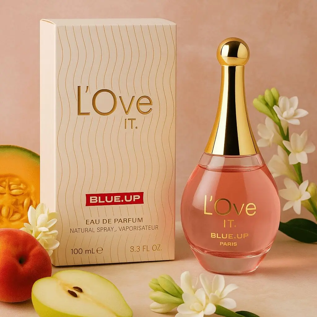 BLUE UP I LOVE IT WOMEN – Eau de parfum para mujer 100 ml | Inspiración floral afrutada y almizclada