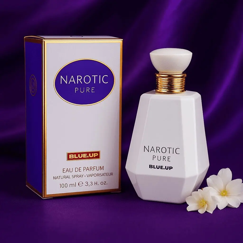 BLUE UP NAROTIC PURE WOMEN – Eau de parfum para mujer 100 ml | Inspiración floral blanca y amaderada