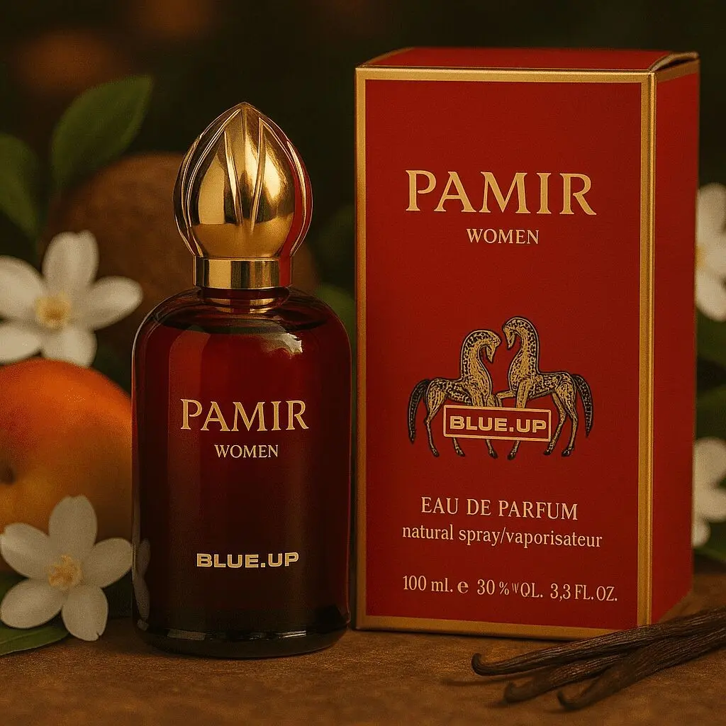 BLUE UP PAMIR WOMEN – Eau de parfum para mujer 100 ml | Inspiración oriental afrutada y avainillada