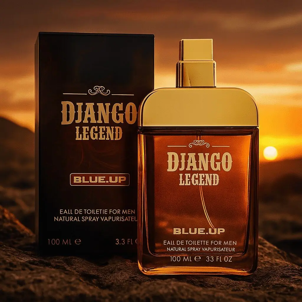 BLUE UP DJANGO LEGEND MEN – Eau de Toilette Hombre 100 ml | Inspiración aromática y atemporal de fougère.