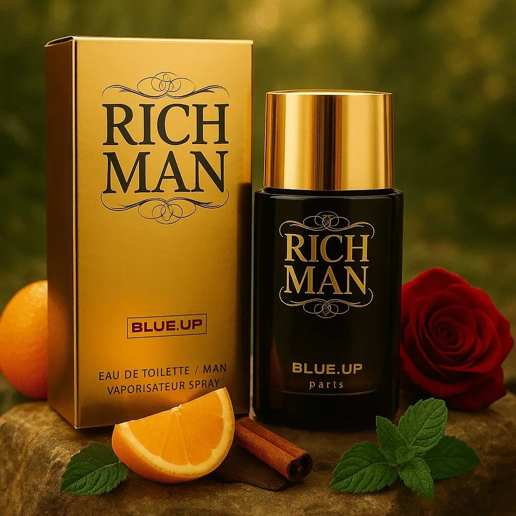 Blue-Up Rich Man Duke - Eau de Parfum para hombre | Acuerdo amaderado oriental