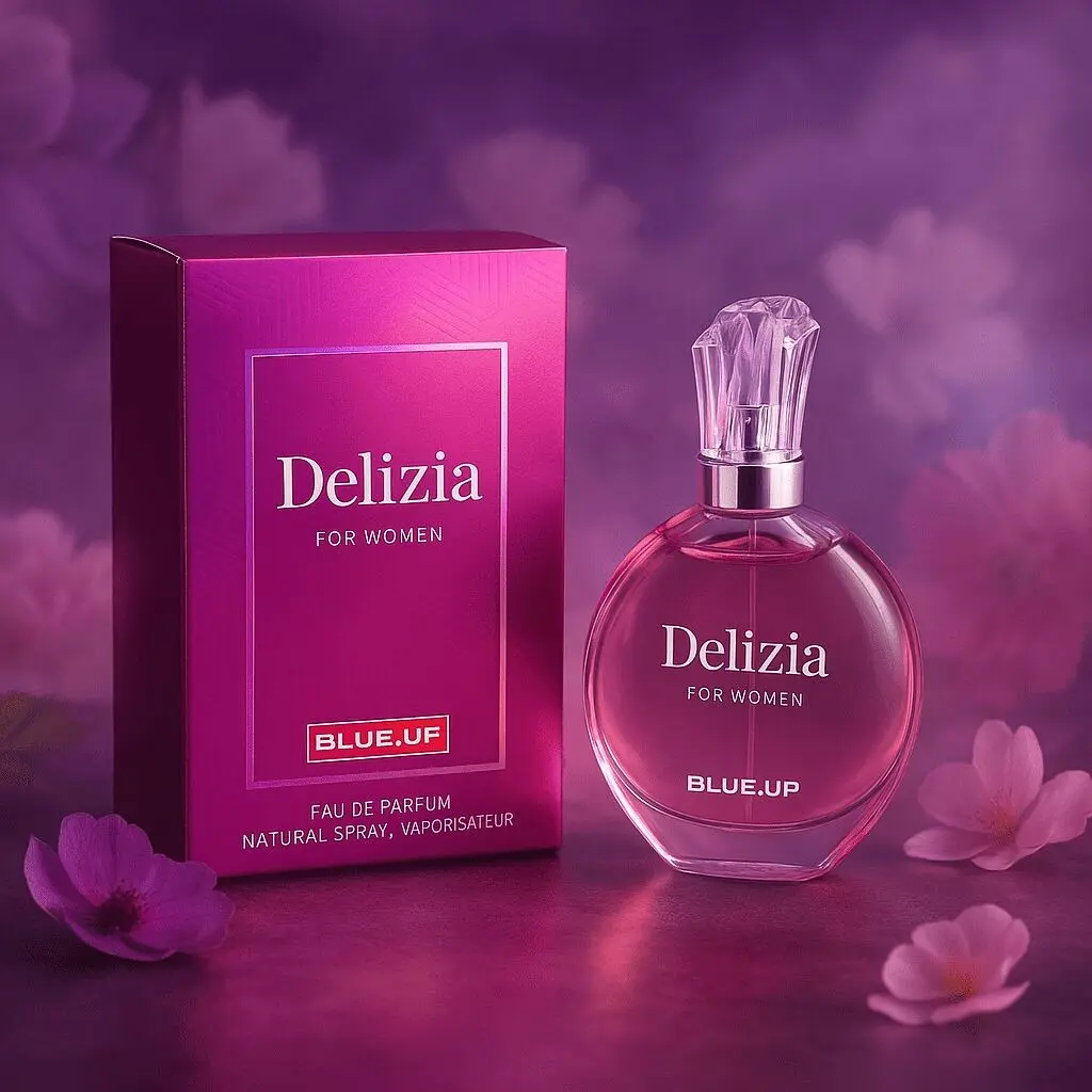 BLUE UP DELIZIA – Eau de parfum para mujer 100 ml | Inspiración floral, amaderada y especiada