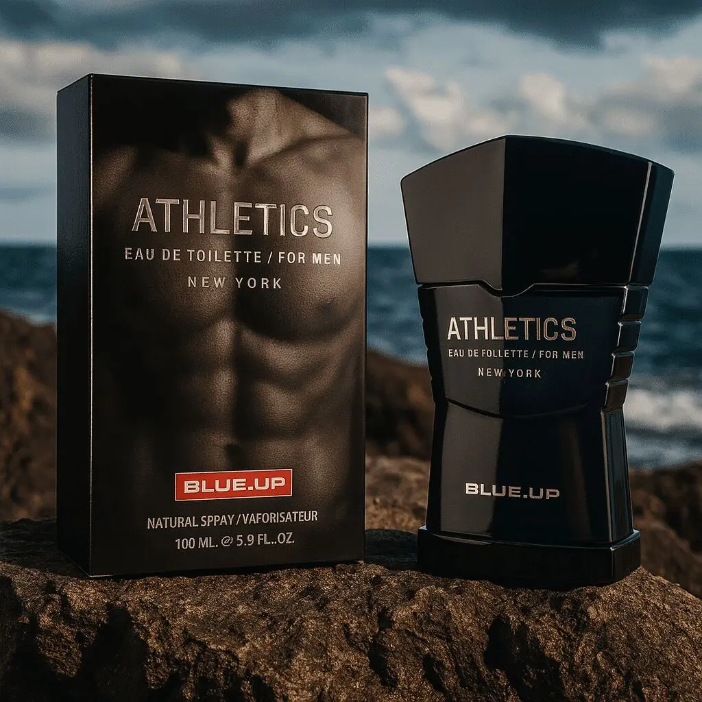 BLUE UP ATHLETICS MEN – Eau de Toilette para hombre 100 ml | Inspiración aromática amaderada y fresca