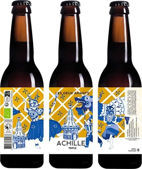 ACHILLE BEER (Triple) ORGANIC 33cl - Les Deux Amants Brewery
