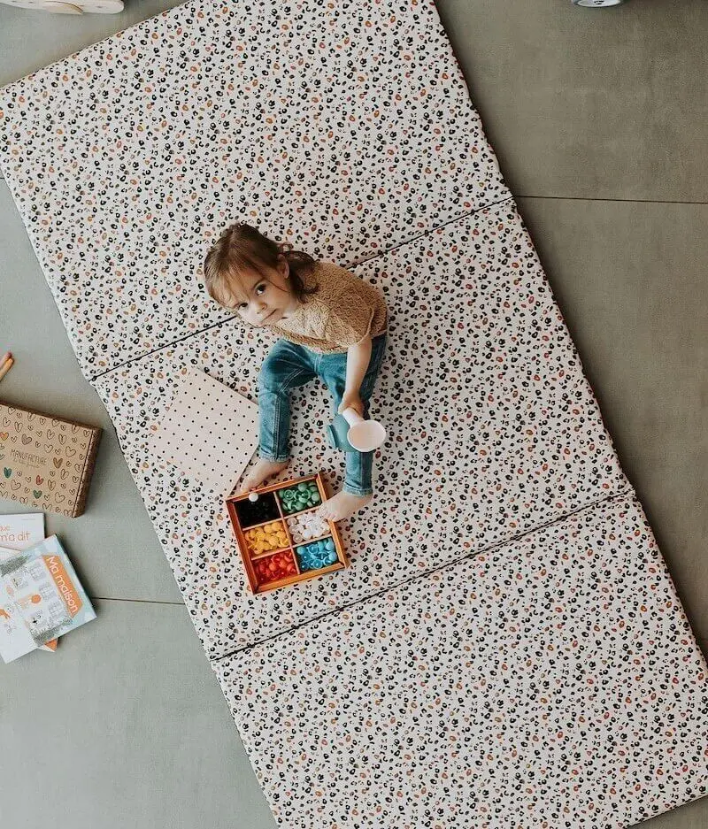 Leopard Waterproof Motor Skills Mat