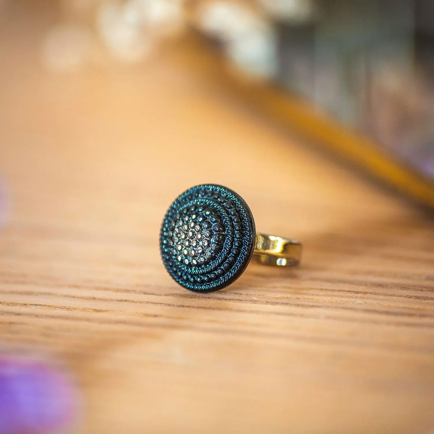 Small silver Isild ring