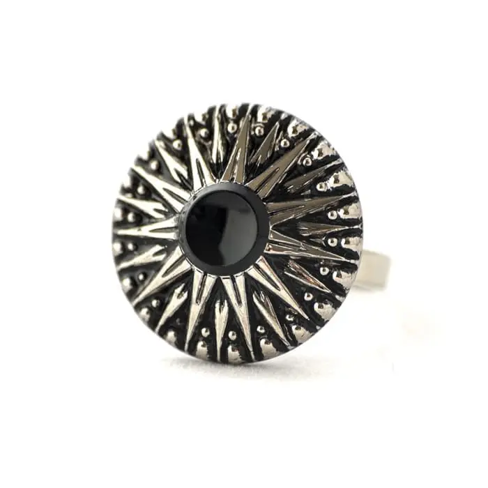 Silver Léontine ring