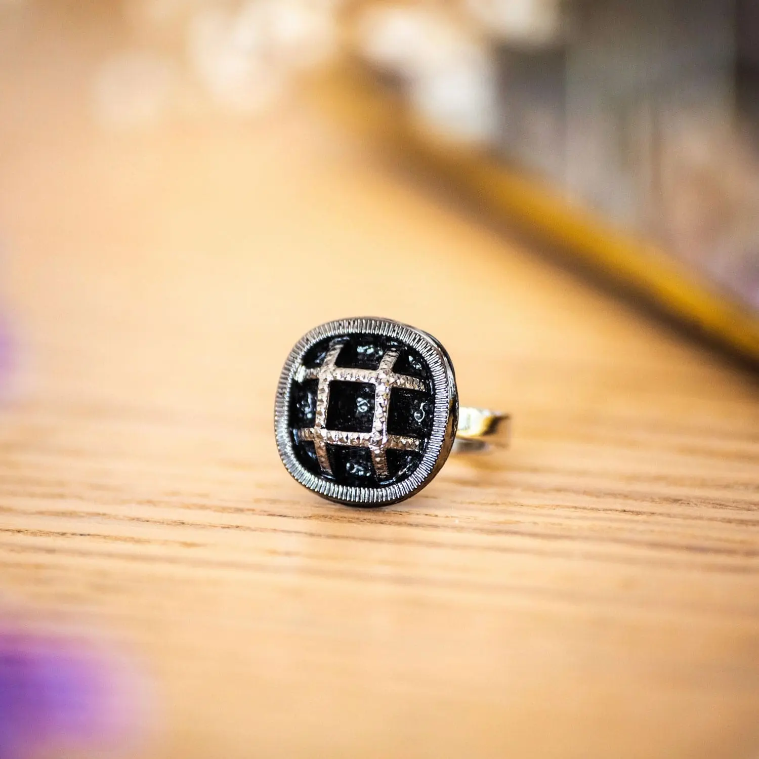 Small silver Paulette ring