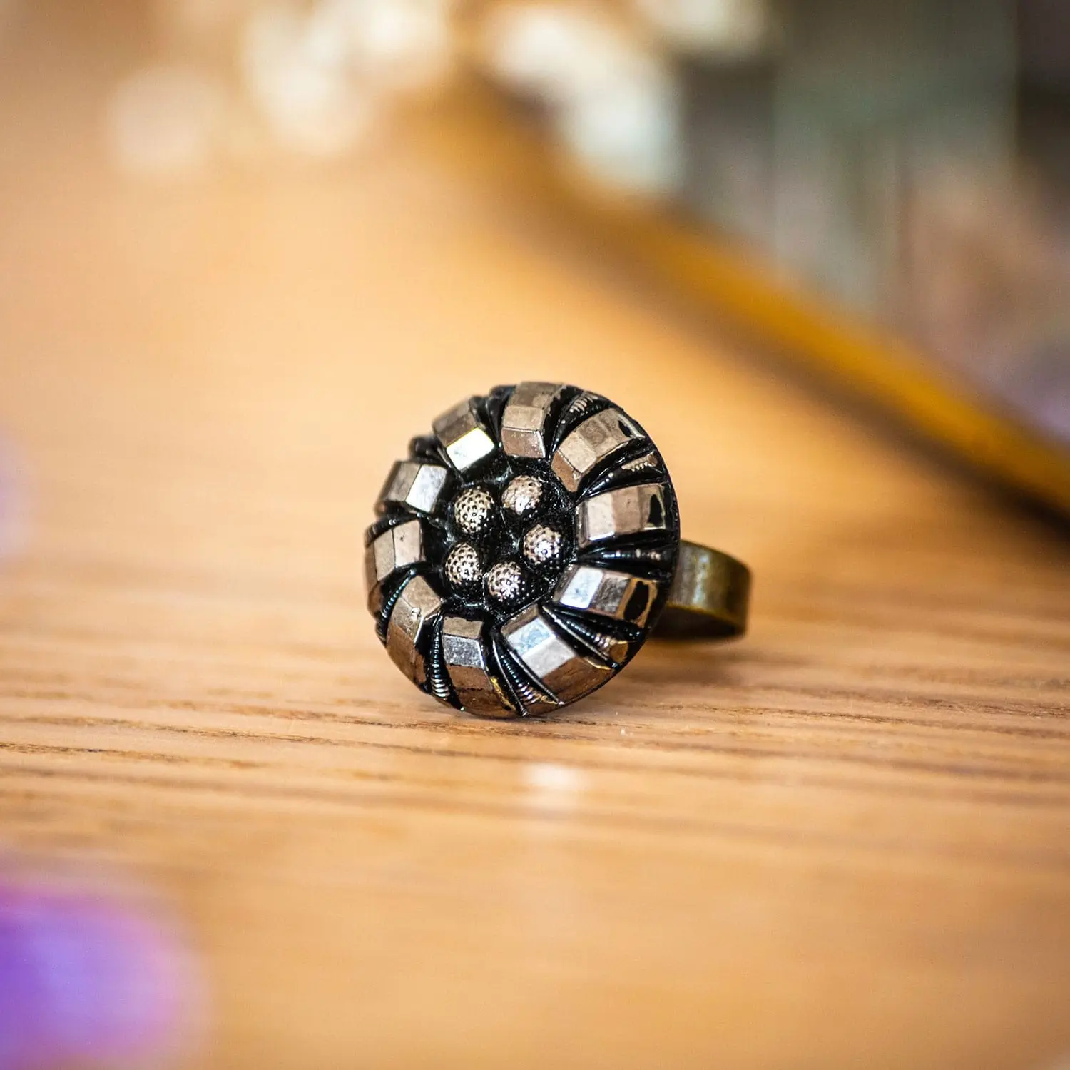 Silver Thérèse ring