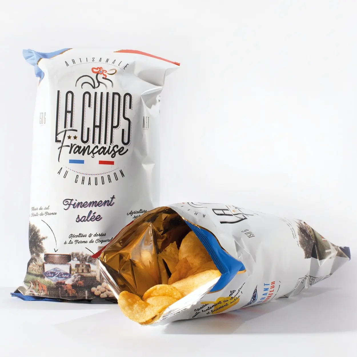 Finely salted chips 150g