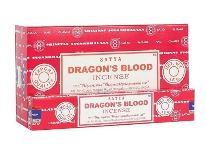 Pack of 10 Boxes of Satya Natural Incense (15g) – Best-Selling Varieties