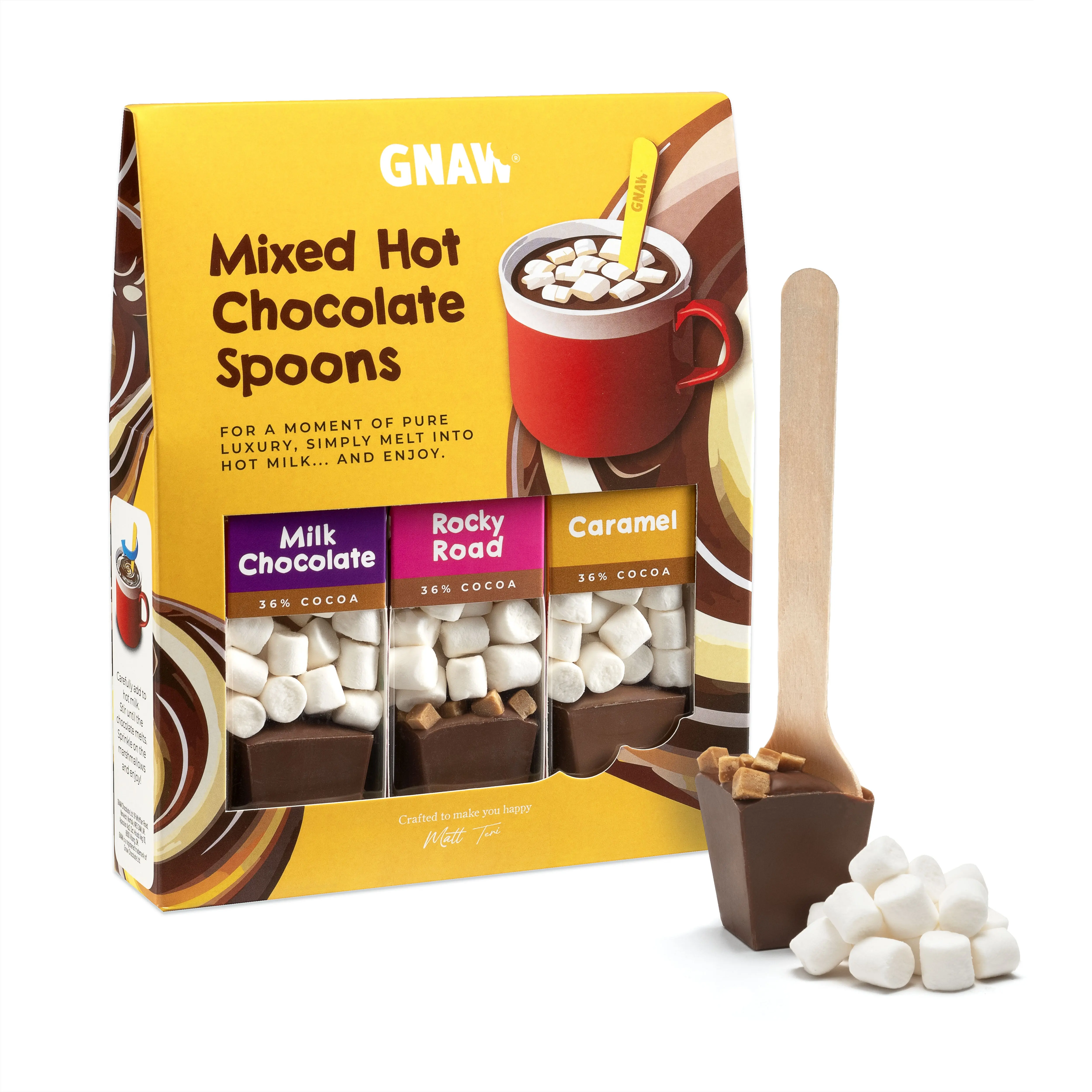 Mixed - Hot Chocolate Spoon Gift Set (3 Spoons)