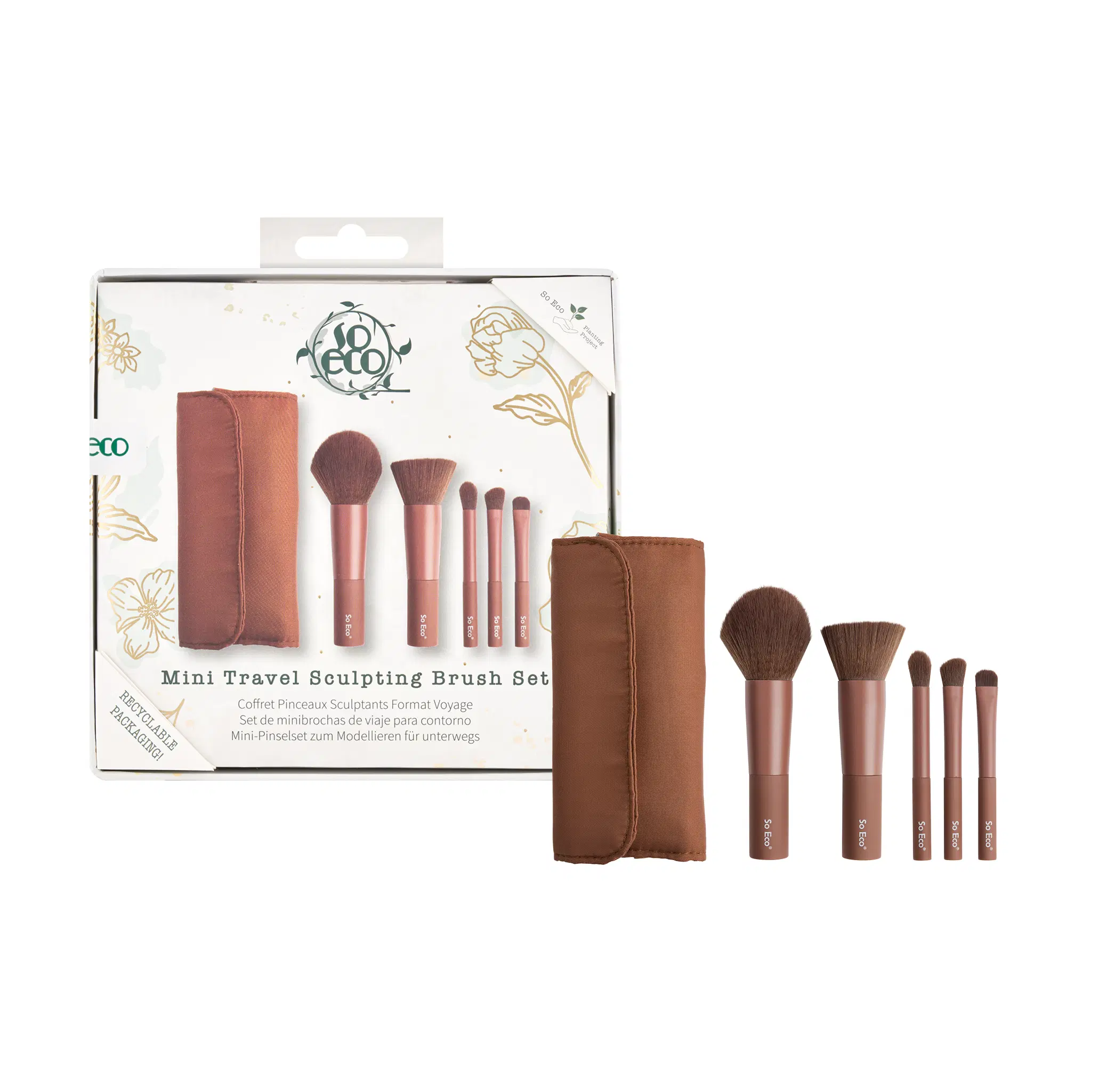So Eco Mini-Reise-Sculpting-Pinselset