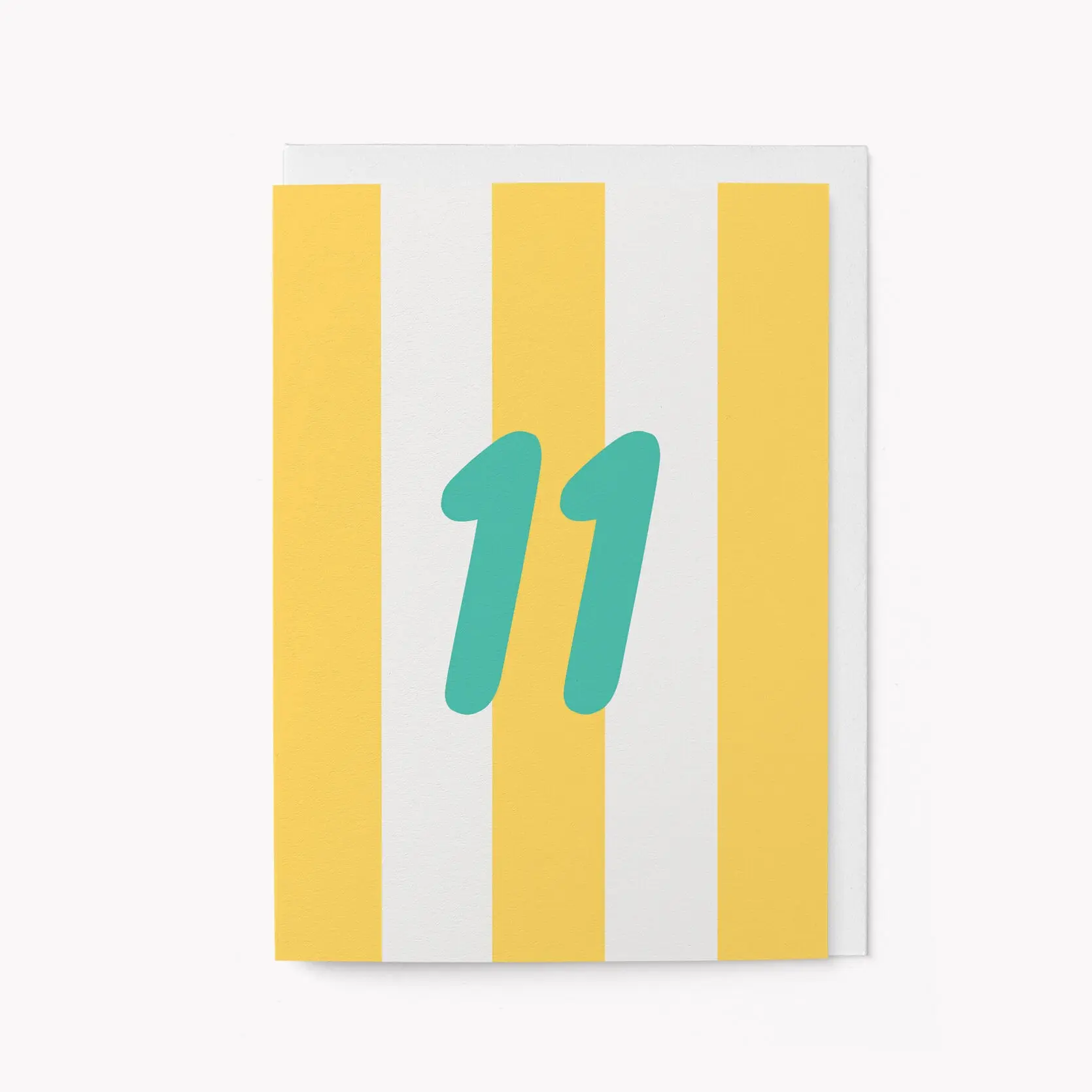 11. - Runde Geburtstagskarte