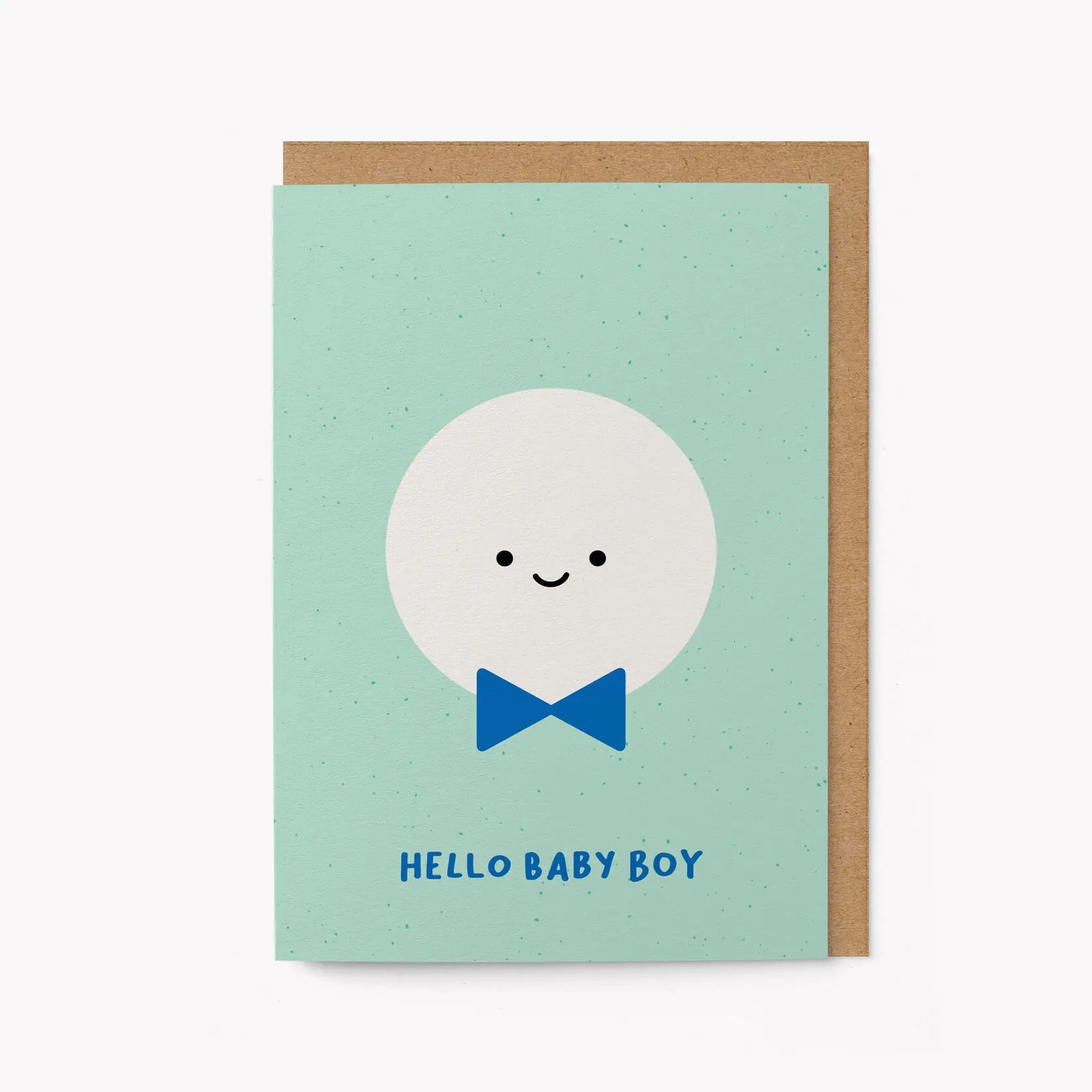 Hallo Baby Junge - Karte zur Geburt
