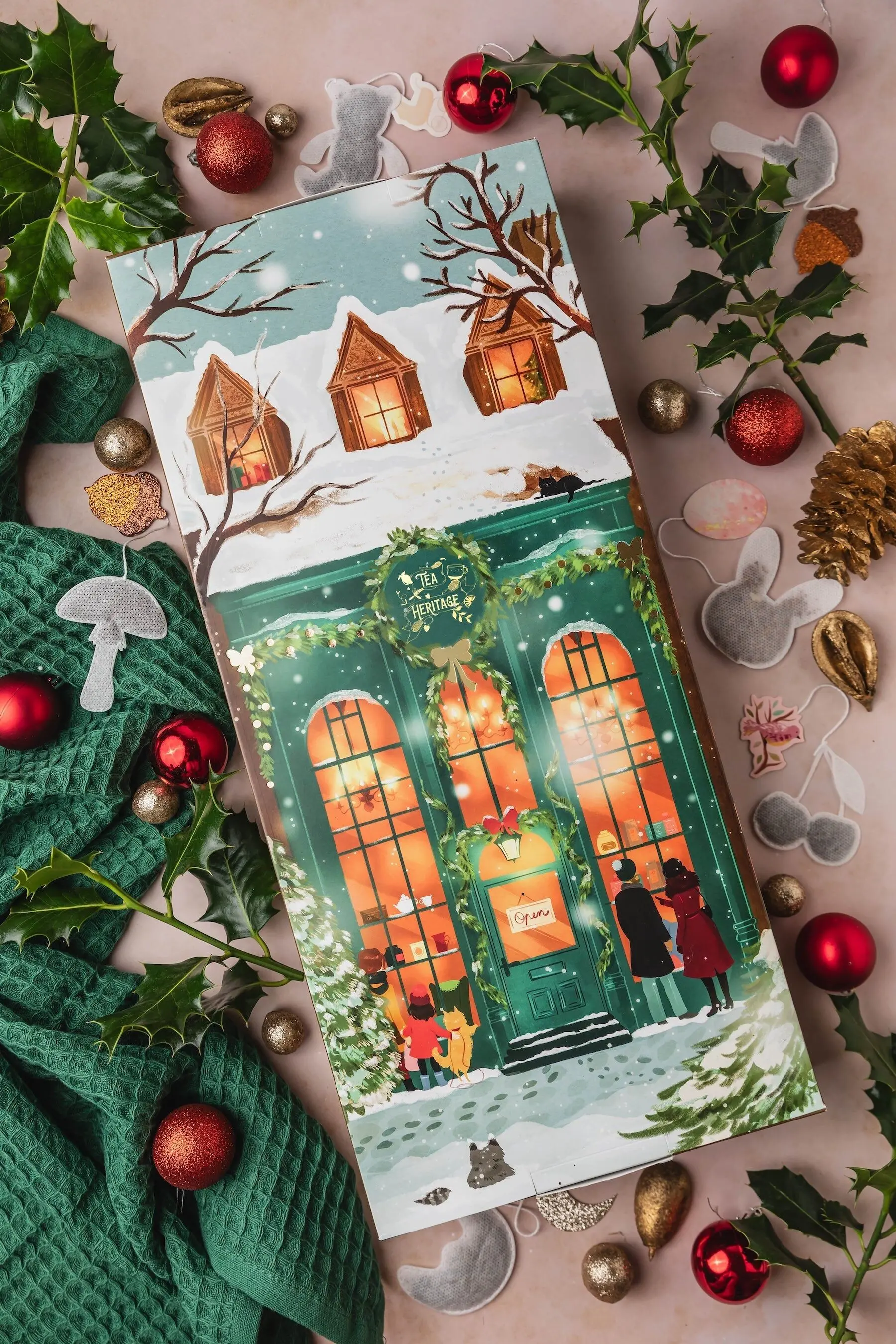 Organic Tea Advent Calendar - Christmas - Mon petit Chalet