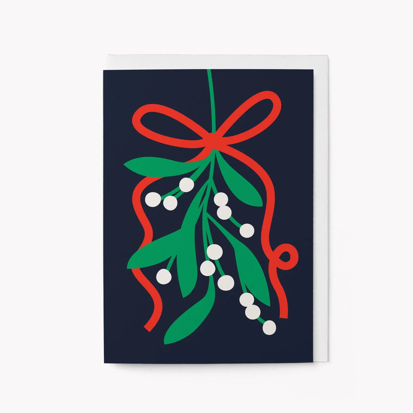 Mistel - Weihnachtskarte