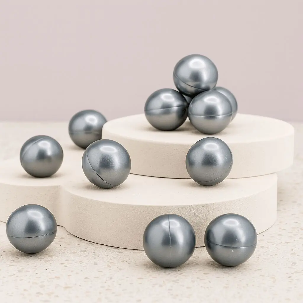 200 Perles de Bain Rondes Parfum Marine à l'Huile de Soja - sans Parabène - Billes pour Bain de Pieds