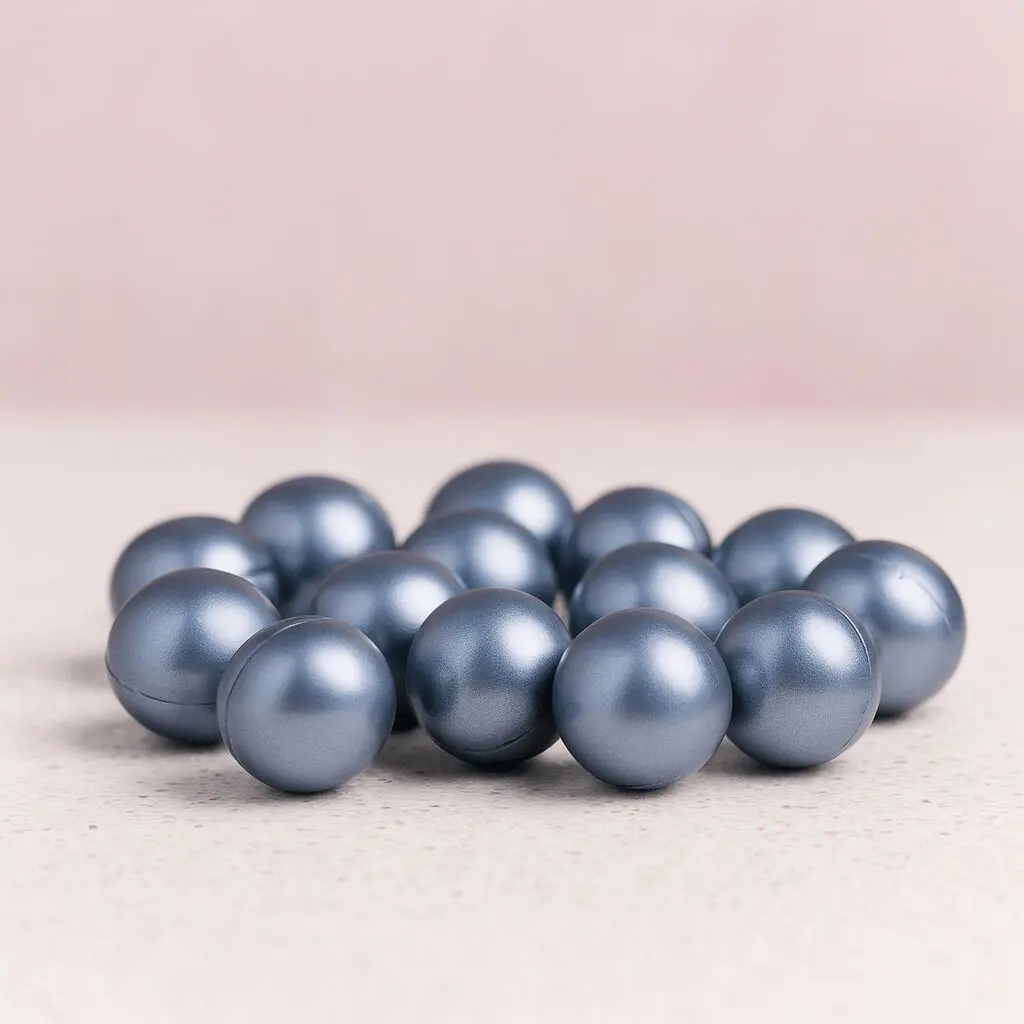 200 Perles de Bain Rondes Parfum Marine à l'Huile de Soja - sans Parabène - Billes pour Bain de Pieds