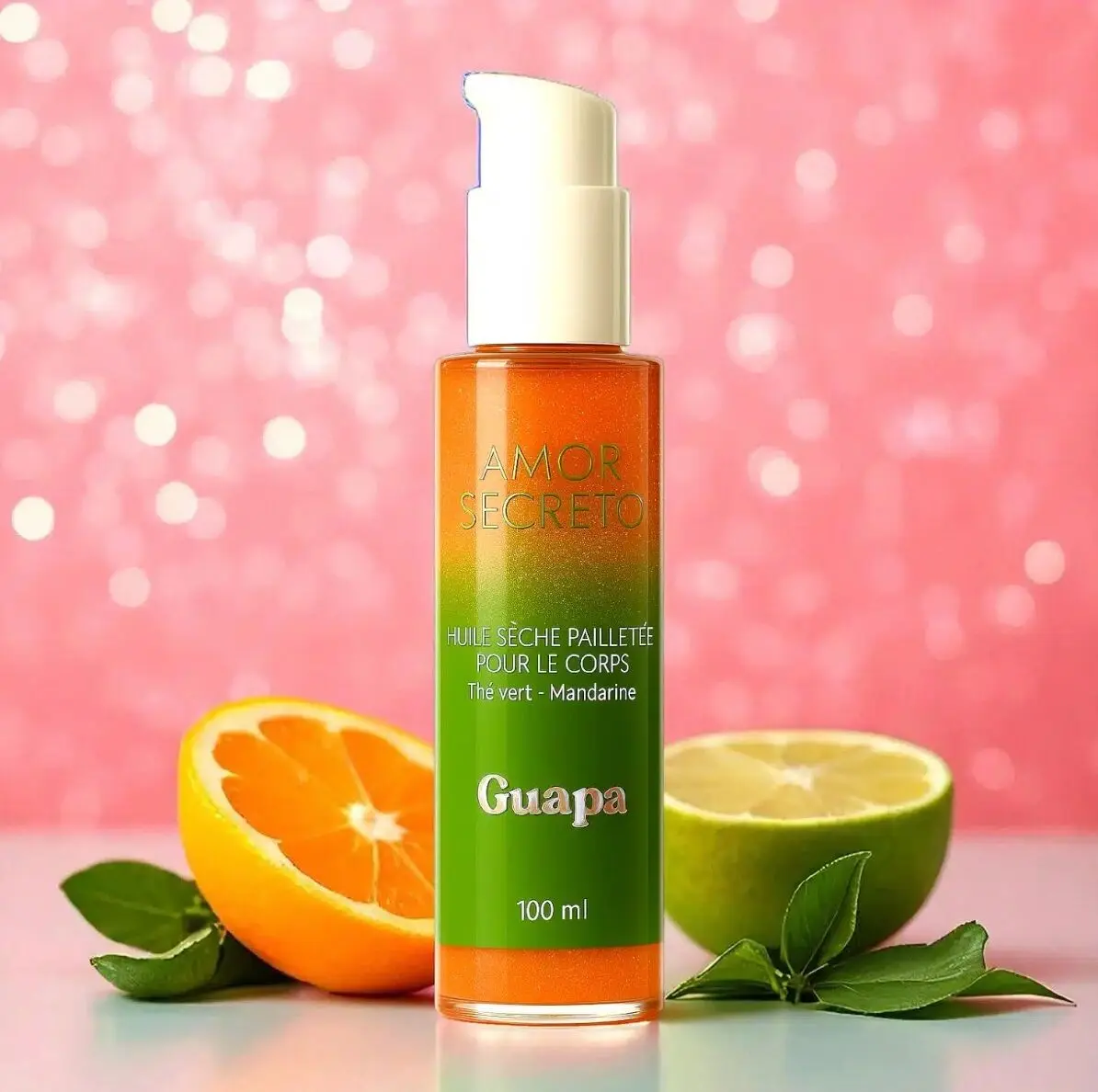 Schimmerndes Trockenkörperöl – Grüner Tee/Mandarine 100 ml