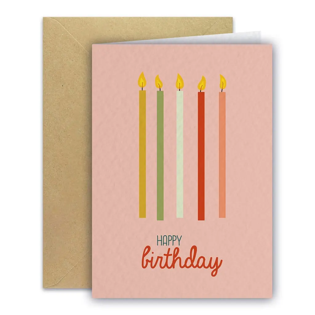 Greeting Card - Candles