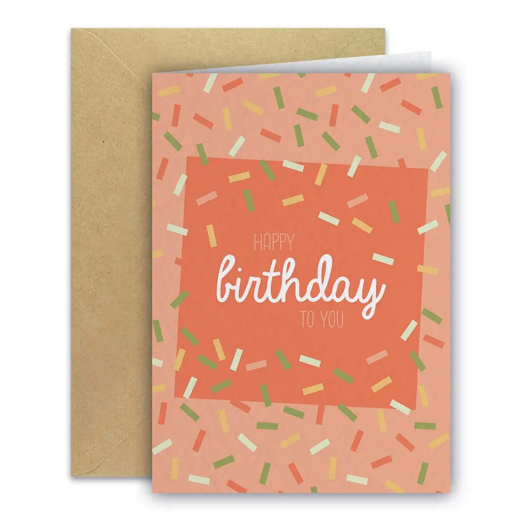 Greeting Card - Confetti