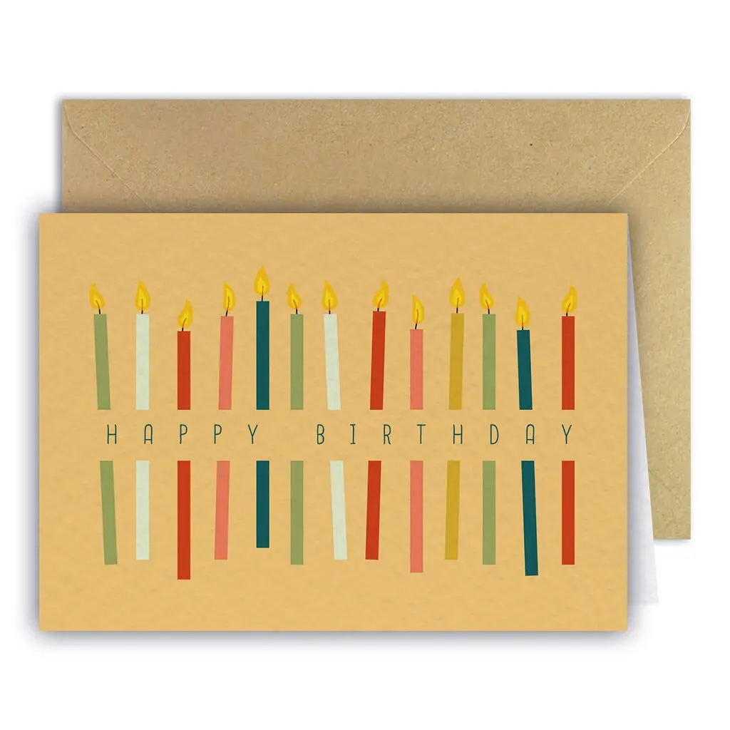 Greeting Card - Birthday Candles