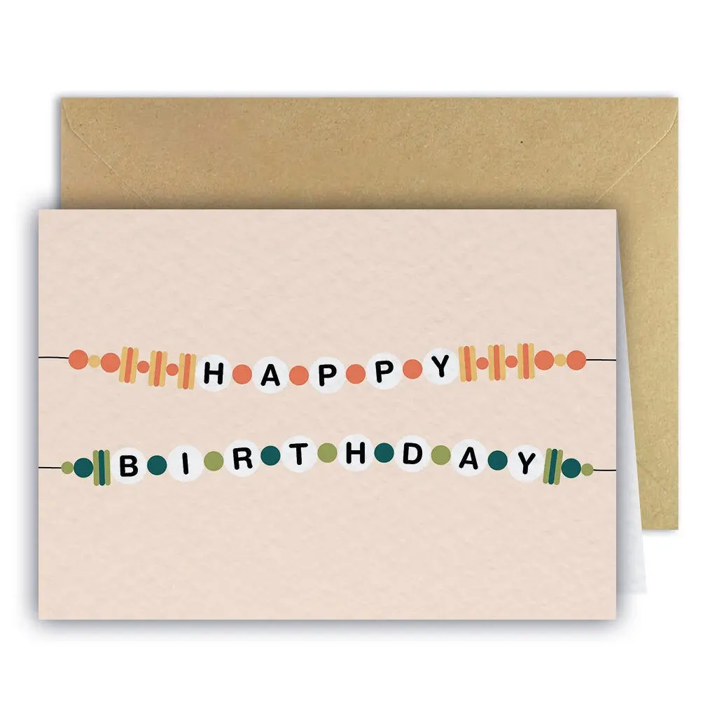 Greeting Card - Birthday Bracelets