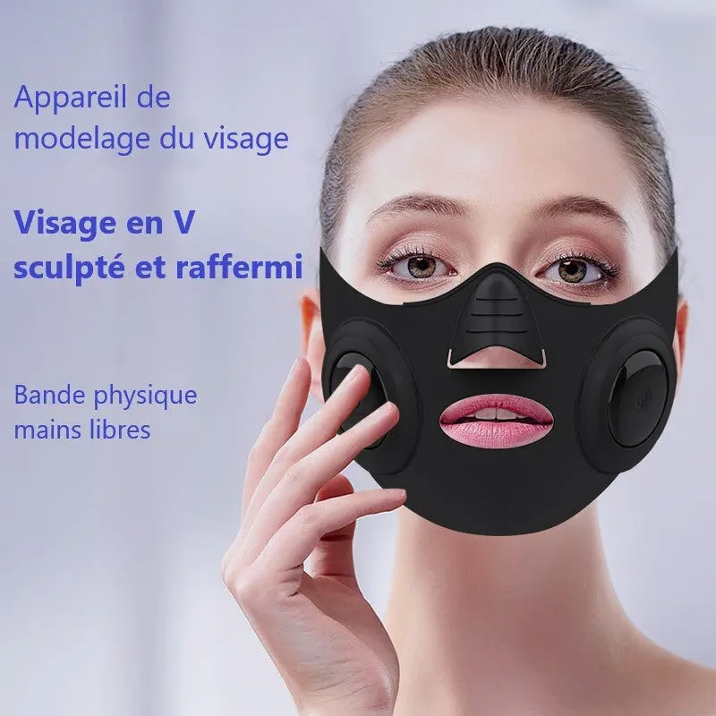 Straffende Maske mit Elektrostimulation