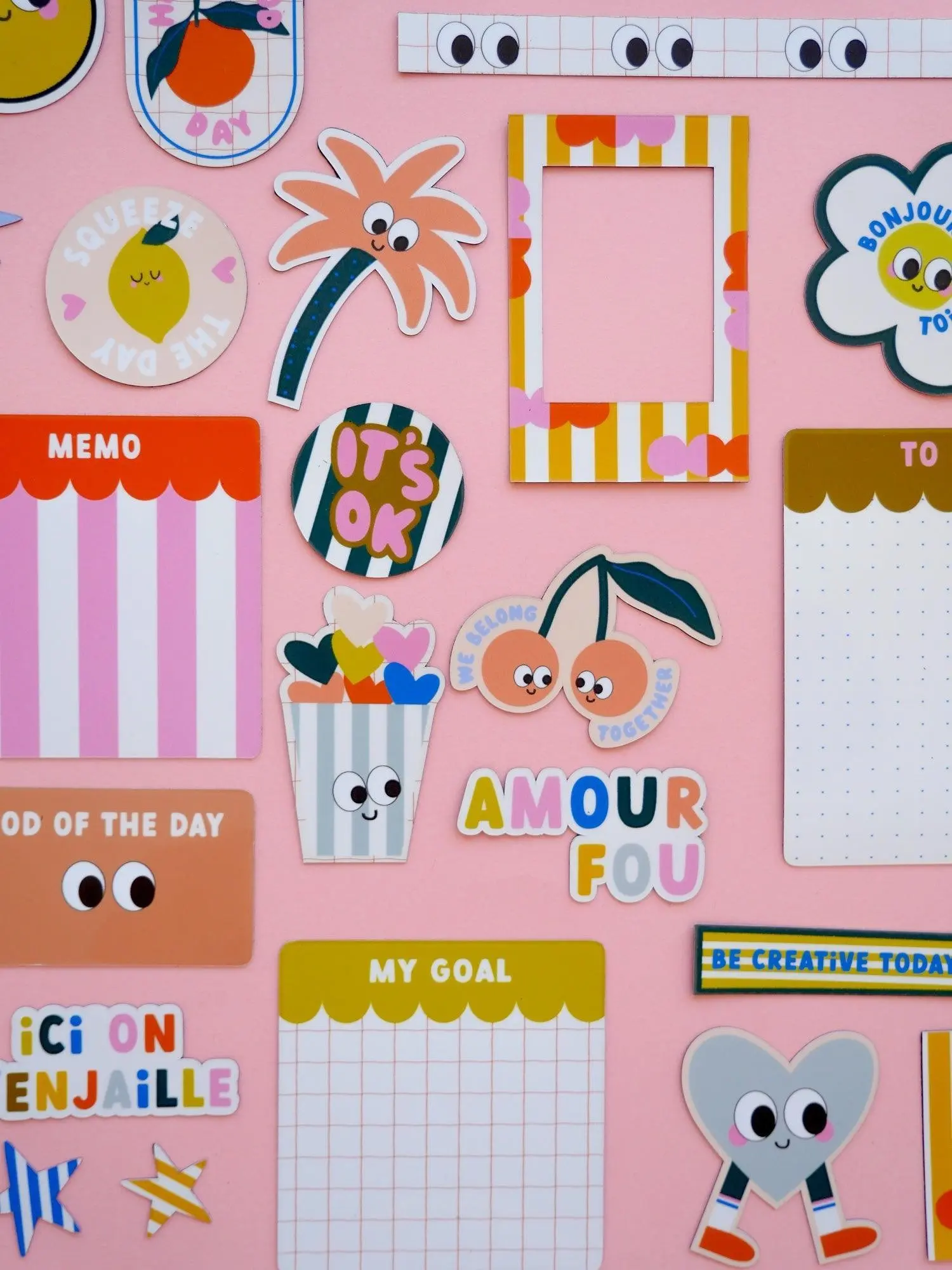 Stickers magnétiques - Les P'tits MOOD by Taxi Brousse