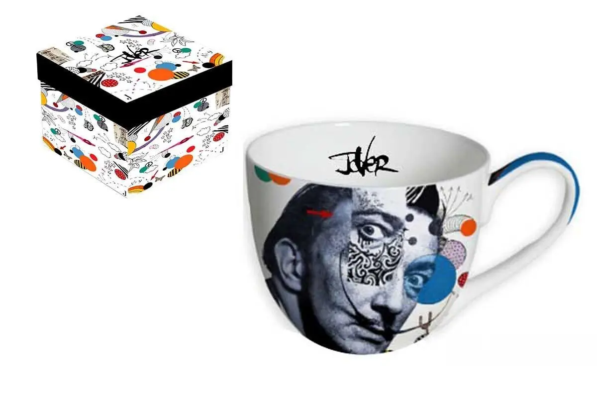 500 ML PORCELAIN BREAKFAST MUG – DALI, L.JOVER