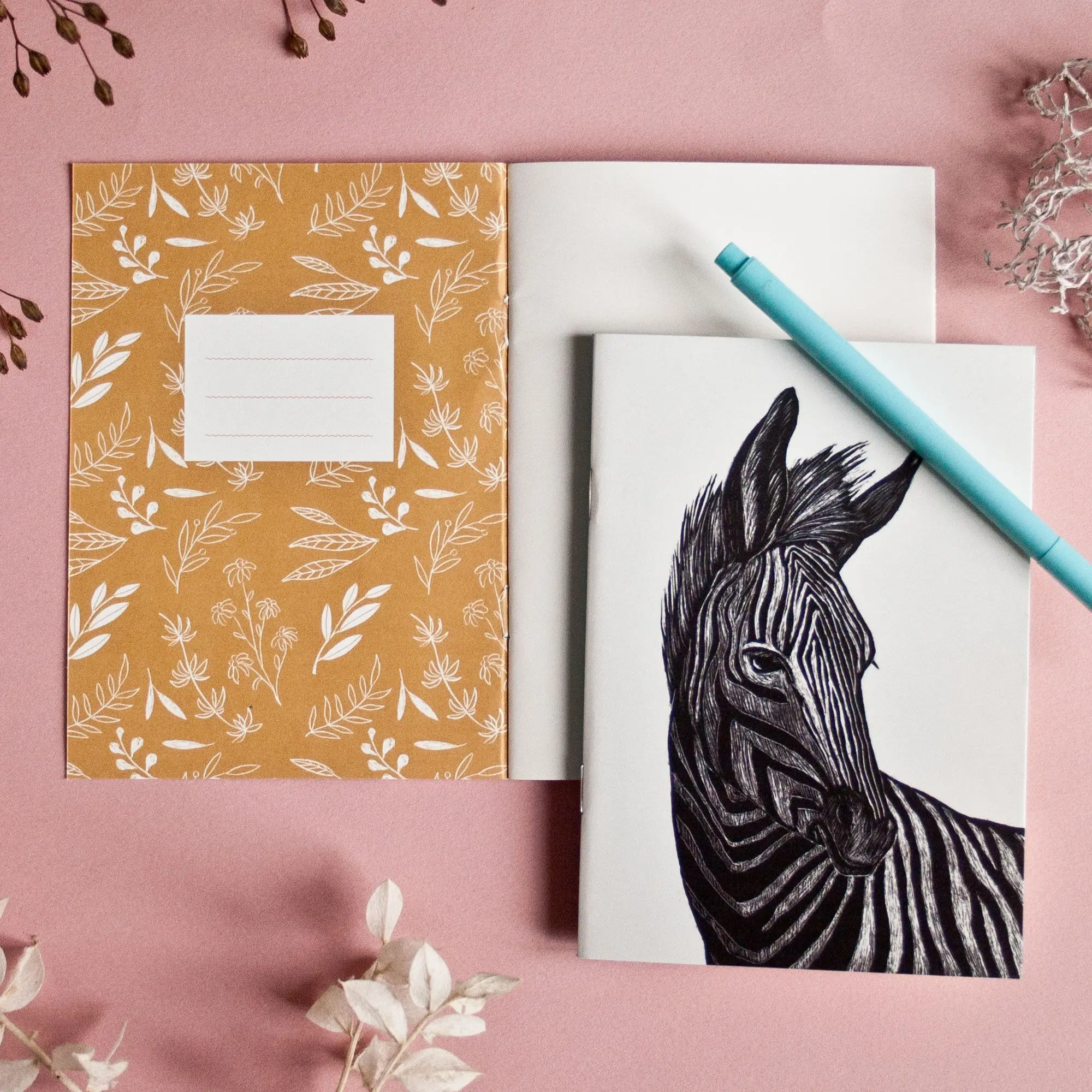 Carnet Zebra au format DIN A6