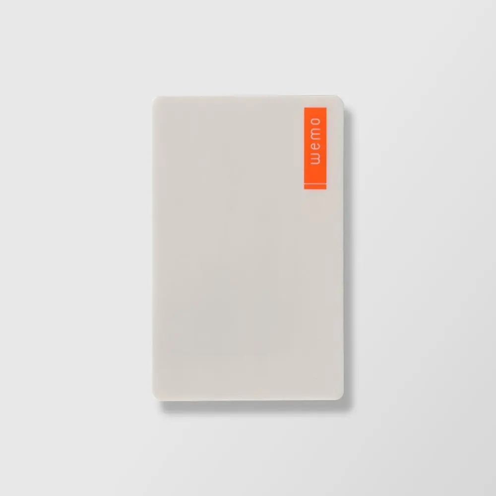 Mémo Note Gris clair (Light Grey) réutilisable Pad type S / Wemo : son revêtement de surface est spécial pour la réécriture au stylo à bille : 3R, Réécriture, Réutilisable, Résistant.