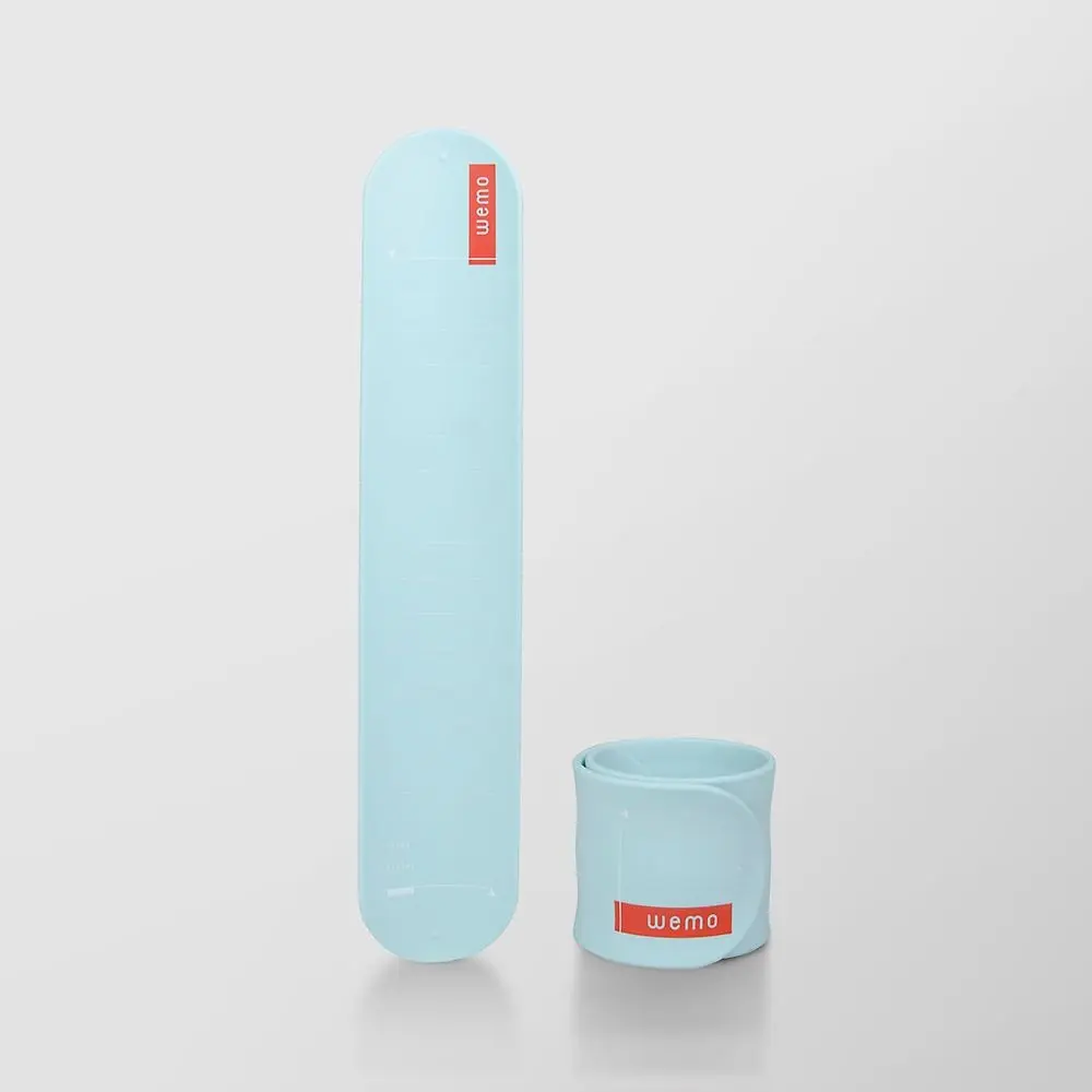 Mémo Note Bleu (Blue) réutilisable Band type pour poignet / Wemo : son revêtement de surface est spécial pour la réécriture au stylo à bille : 3R, Réécriture, Réutilisable, Résistant.