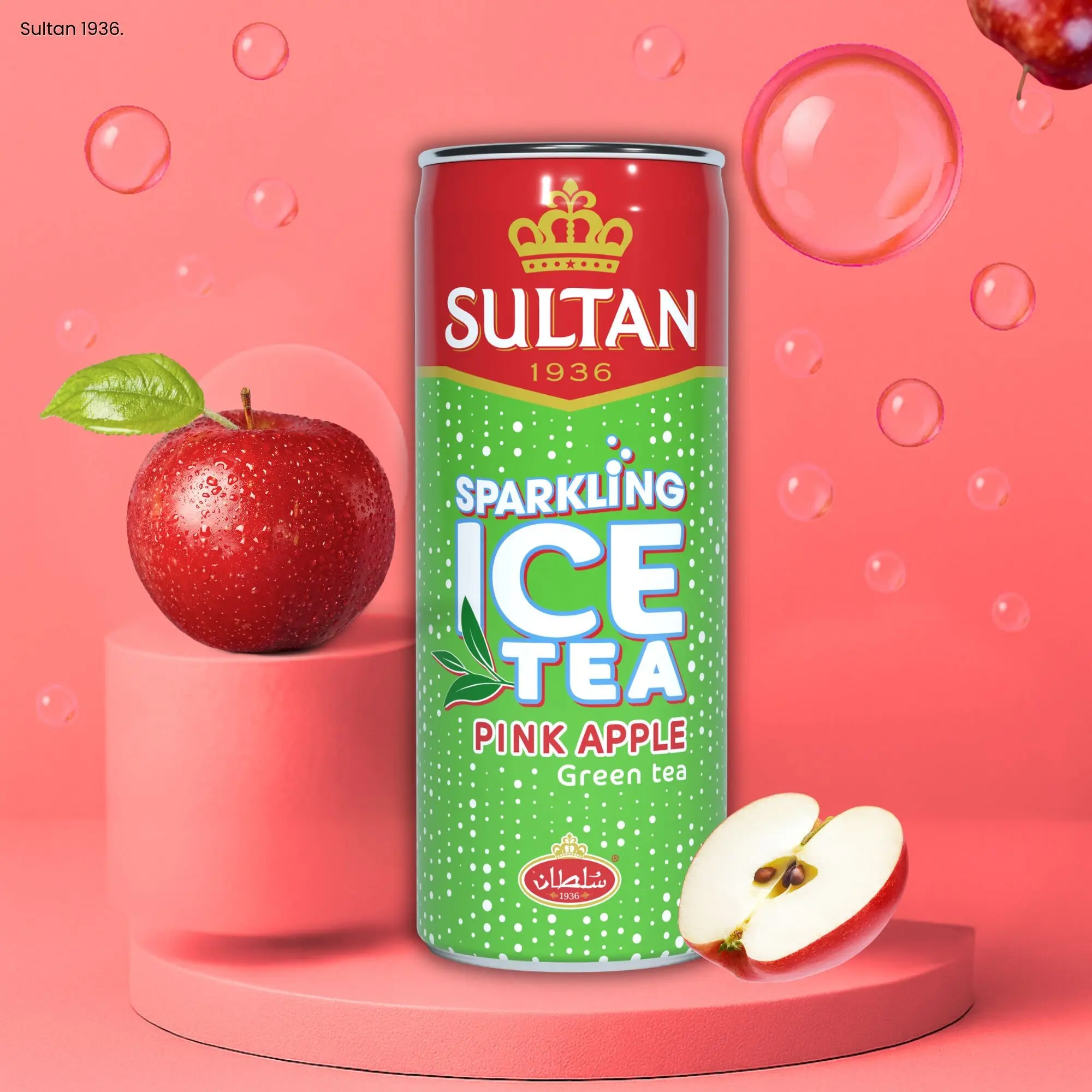 EISTEE ROSA APFEL SULTAN - 33CL