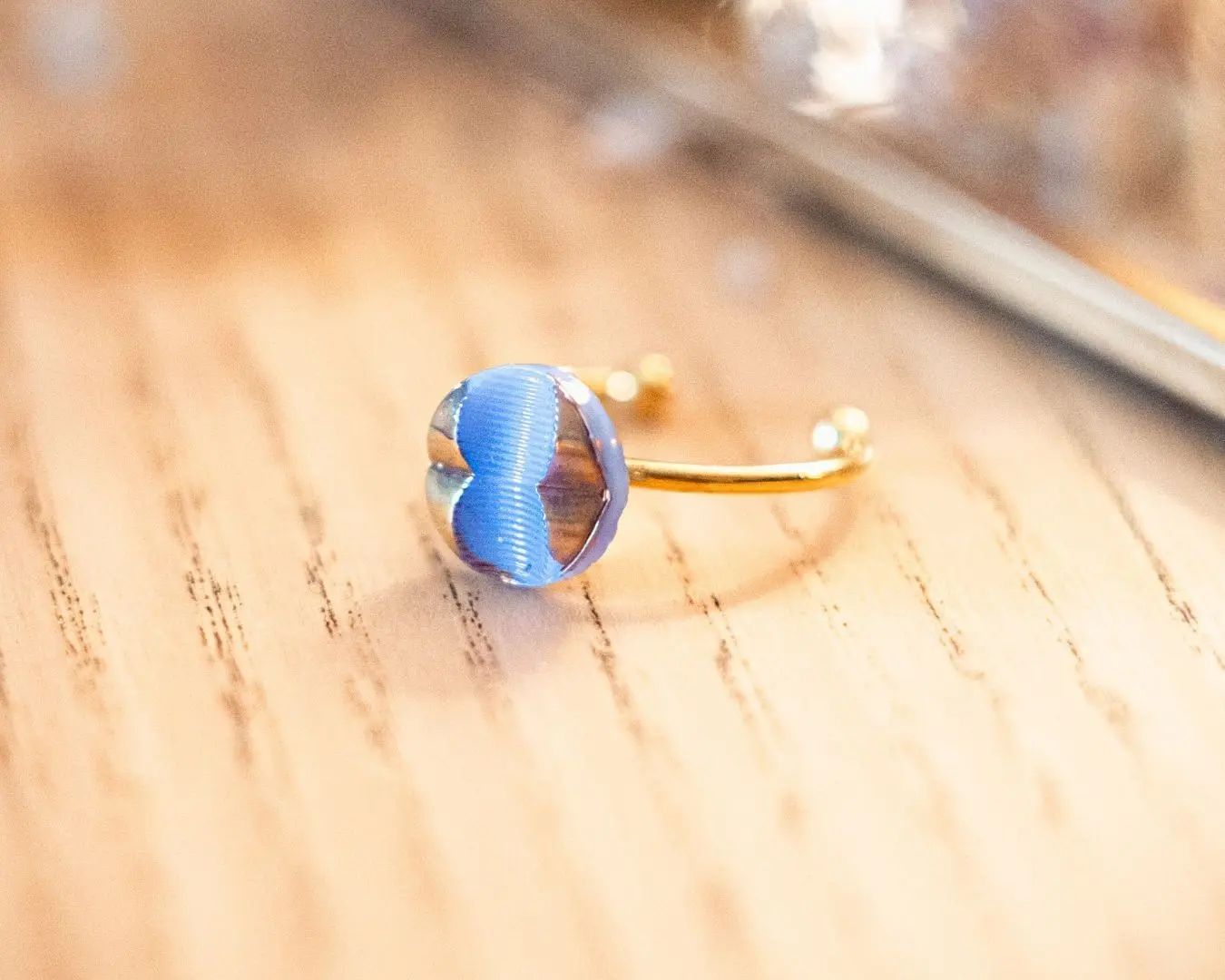 Ingrid fine purple ring