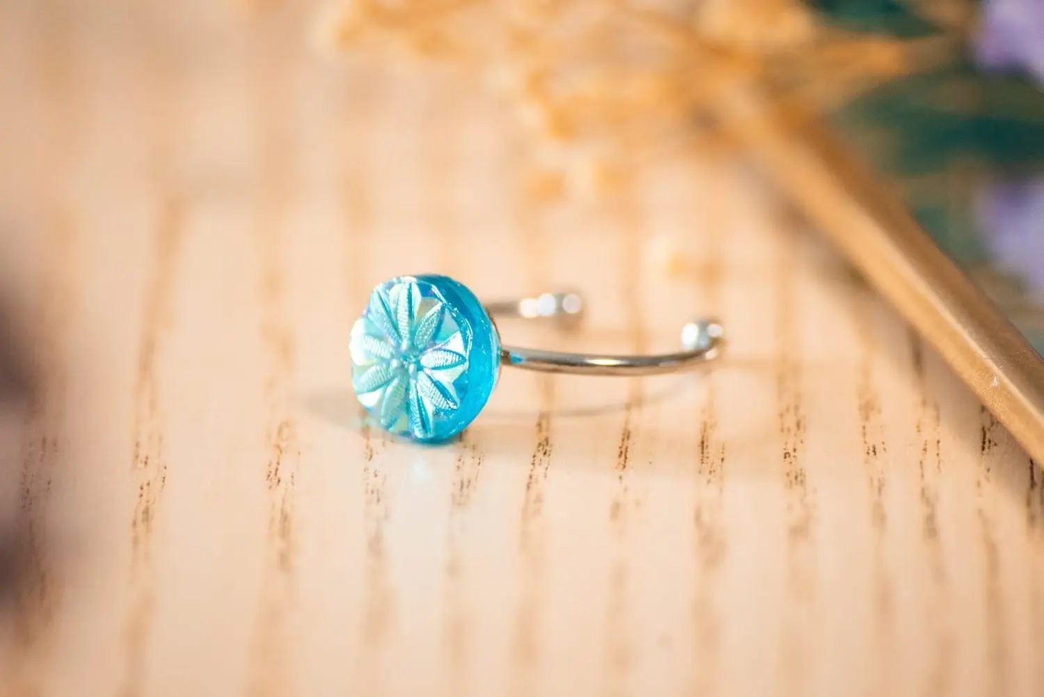 Josette blue fine ring