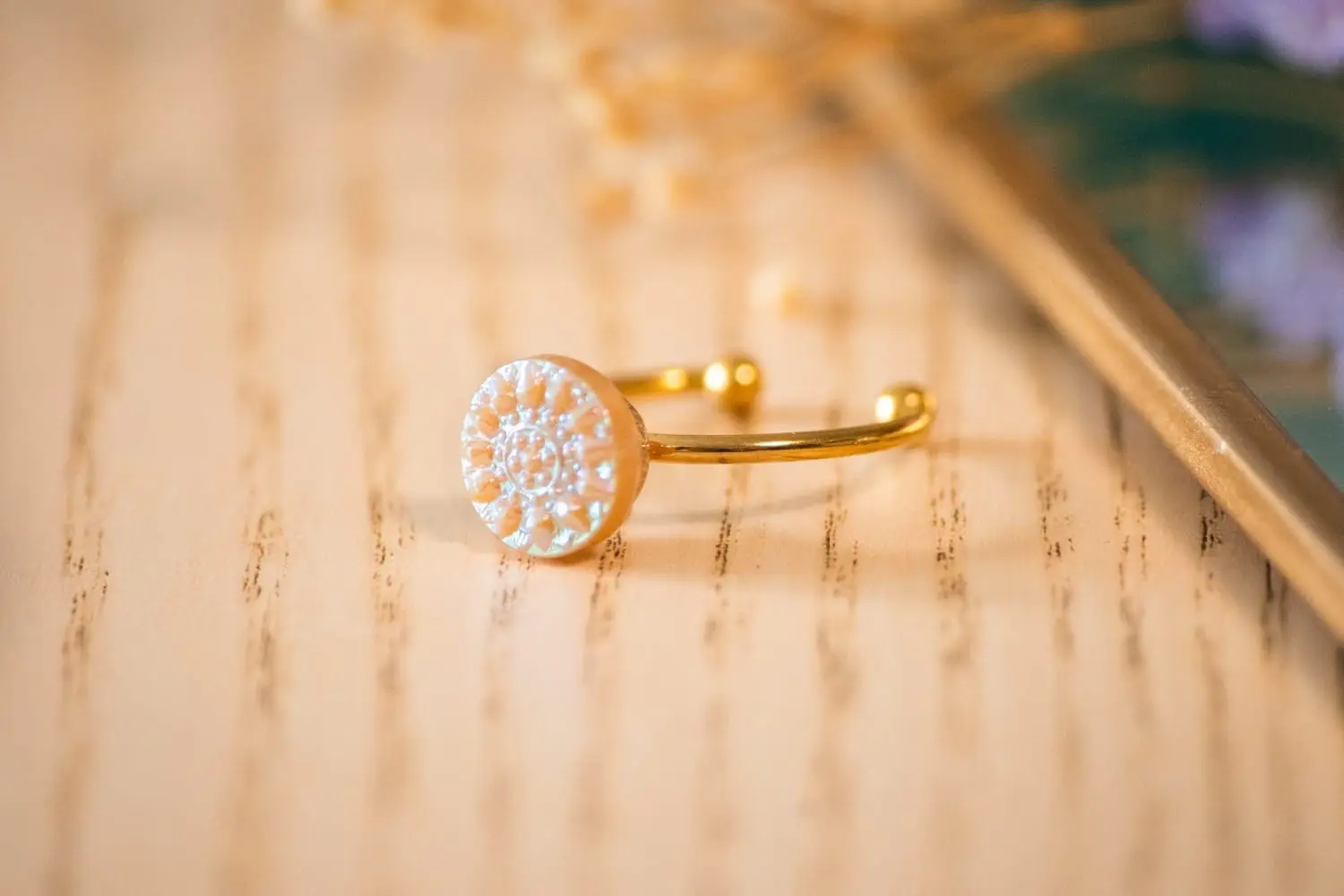 Petra ochre fine ring