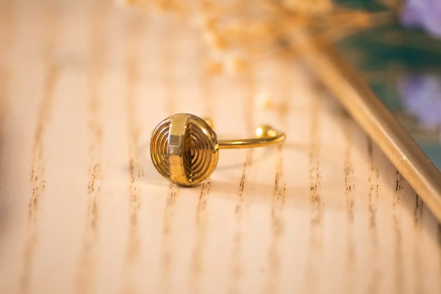 Zoé gold thin ring